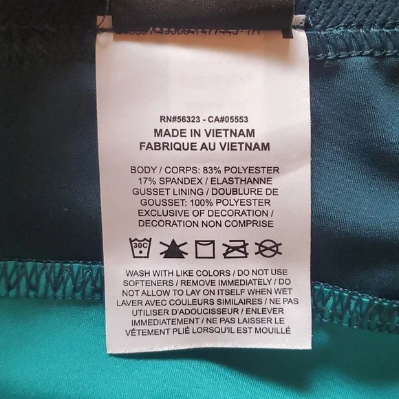 Nike Pro Blue and Teal Athletic Shorts - Picture 5 of 5